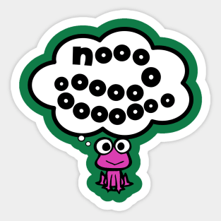 noooo frog Sticker